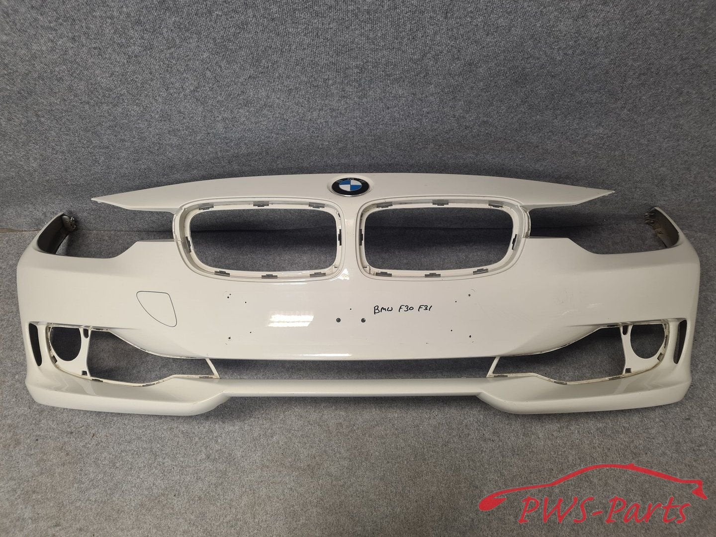 BMW F30 F31 VANAF 2012 VOORBUMPER ZONDER OPTIES ORIGINEEL, Auto-onderdelen, Gebruikt, -, Voor, -