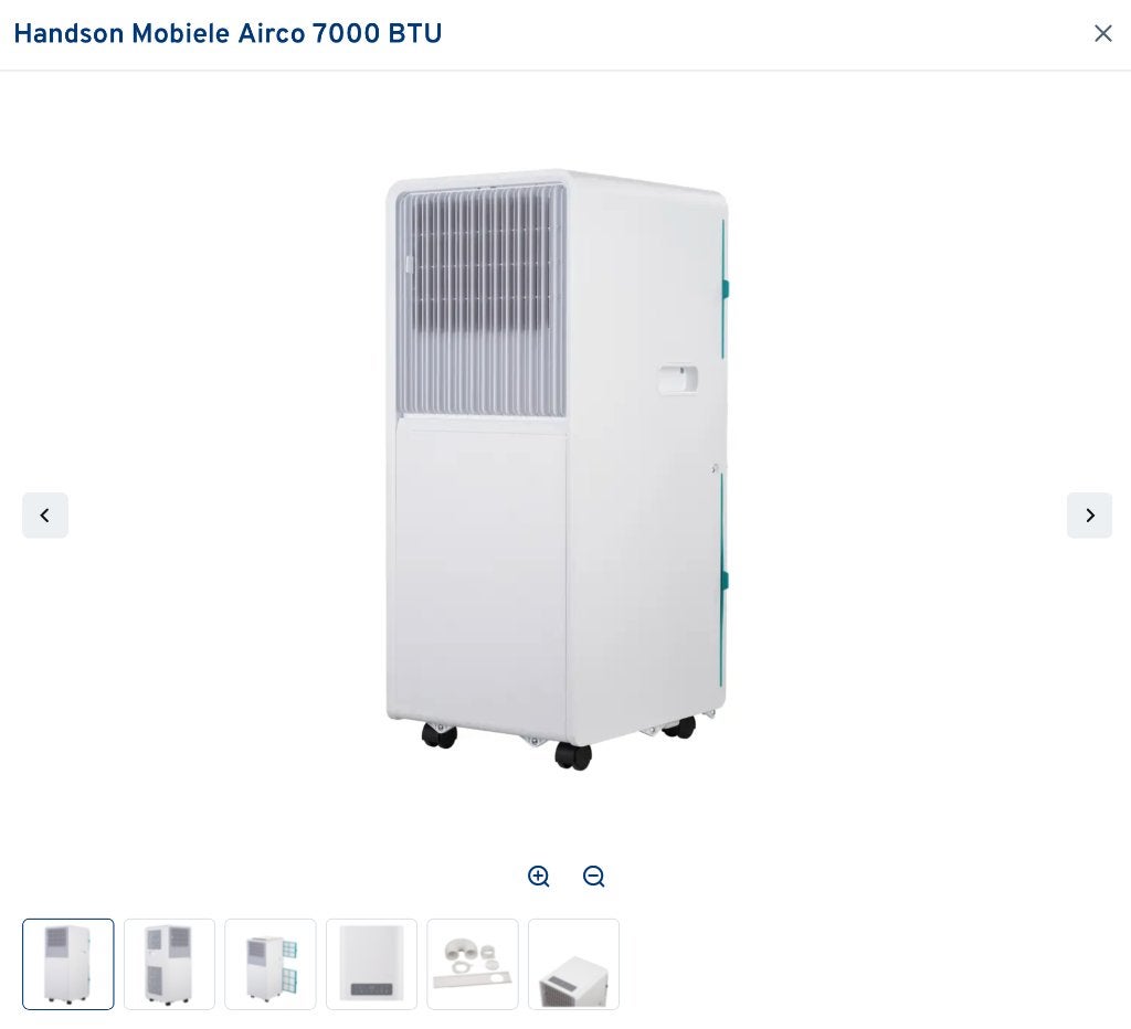 Mobiele airco, Electroménager, Comme neuf, Enlèvement, Télécommande, Climatiseur mobile