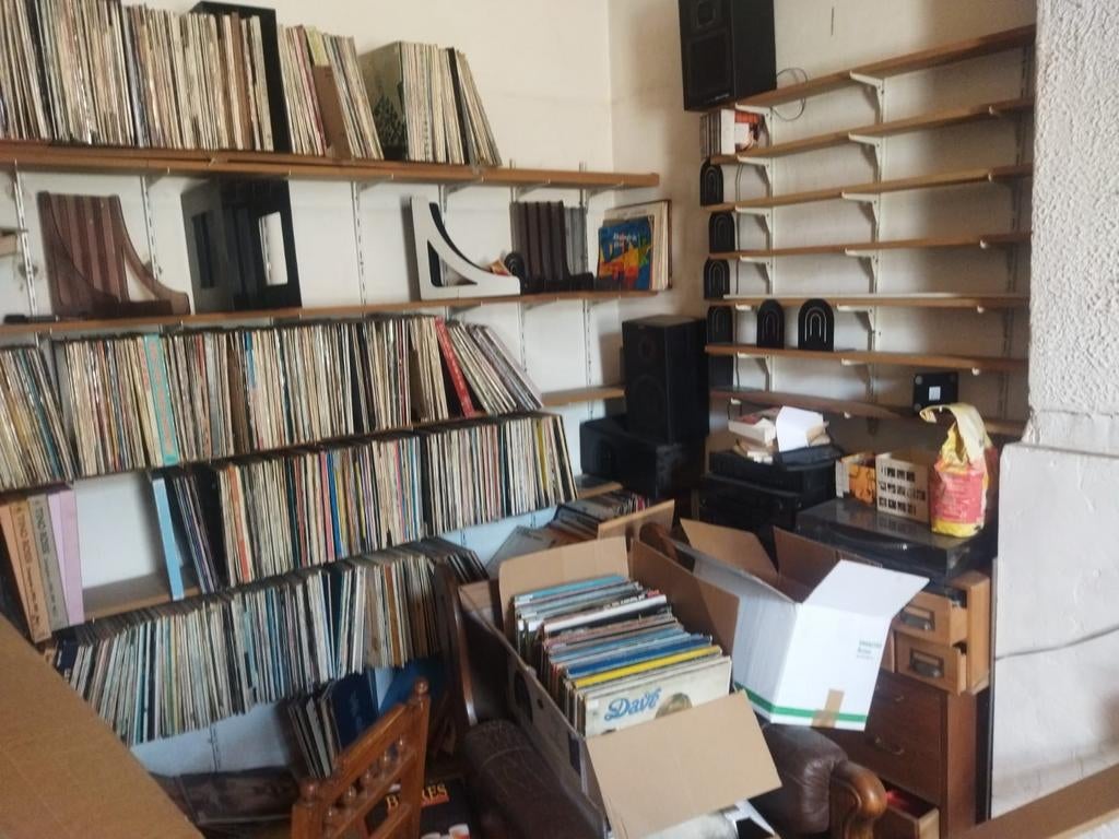 Lot de 1000 disques 33T vyniles vintage, Maison & Meubles, Accessoires pour la Maison | Étagères pour CD & DVD, Enlèvement
