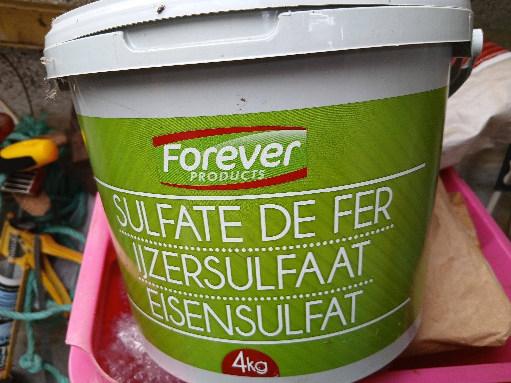Sulfate de fer 3x4 kg (12 kg), Enlèvement