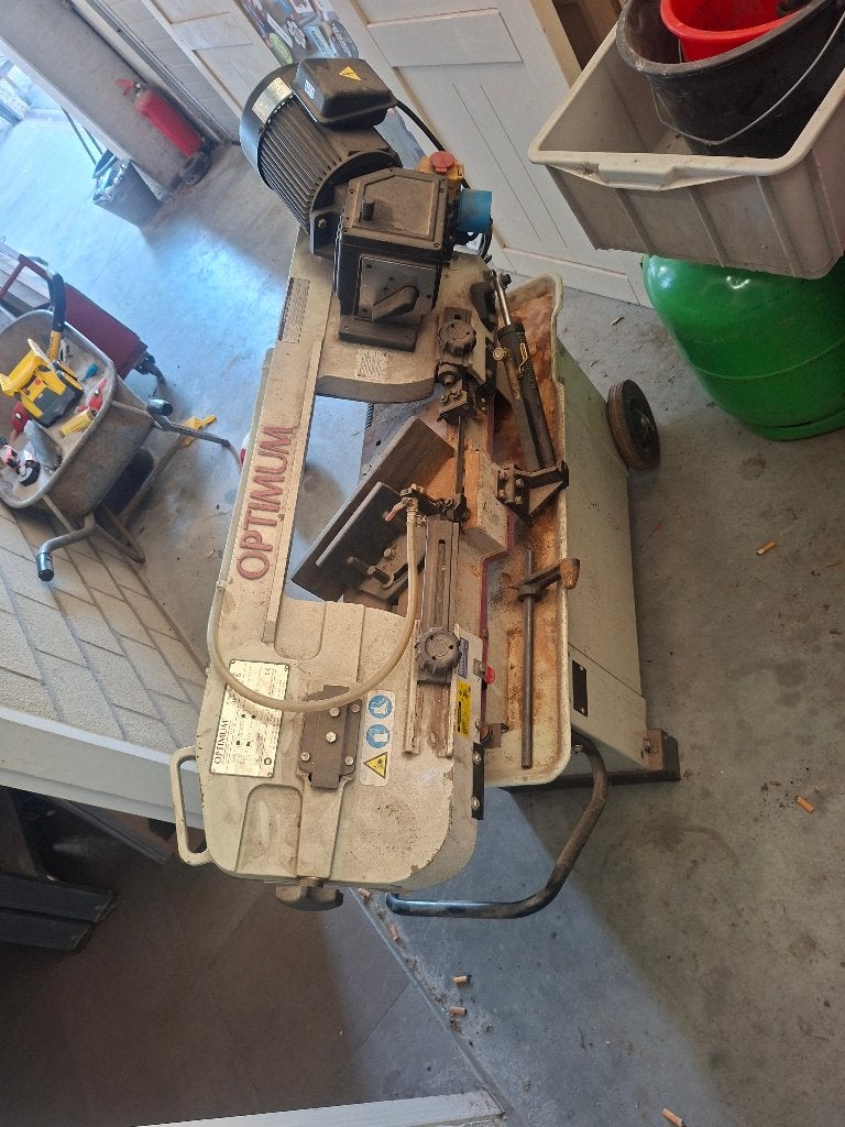 Metaalband zaag, Ophalen, Gebruikt, Zaag