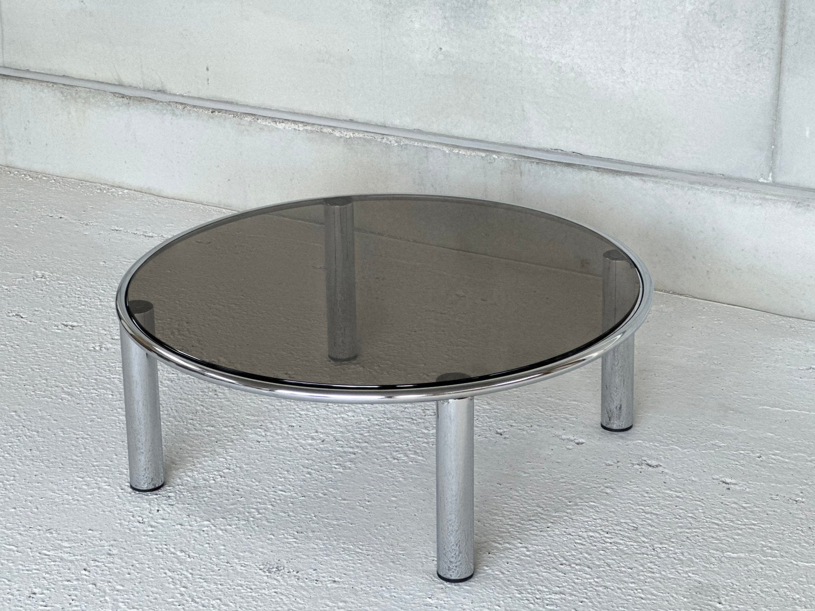 Vintage chroom coffeetable 1980s, Enlèvement