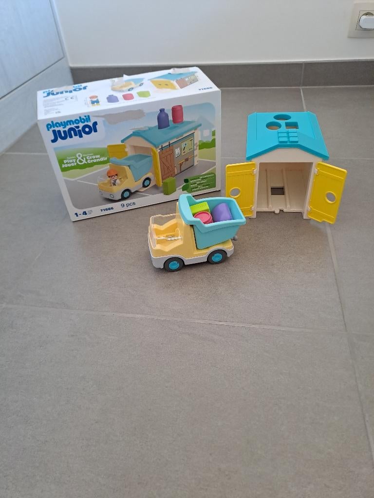 Playmobil junior garage, Kinderen en Baby's, Ophalen, Zo goed als nieuw