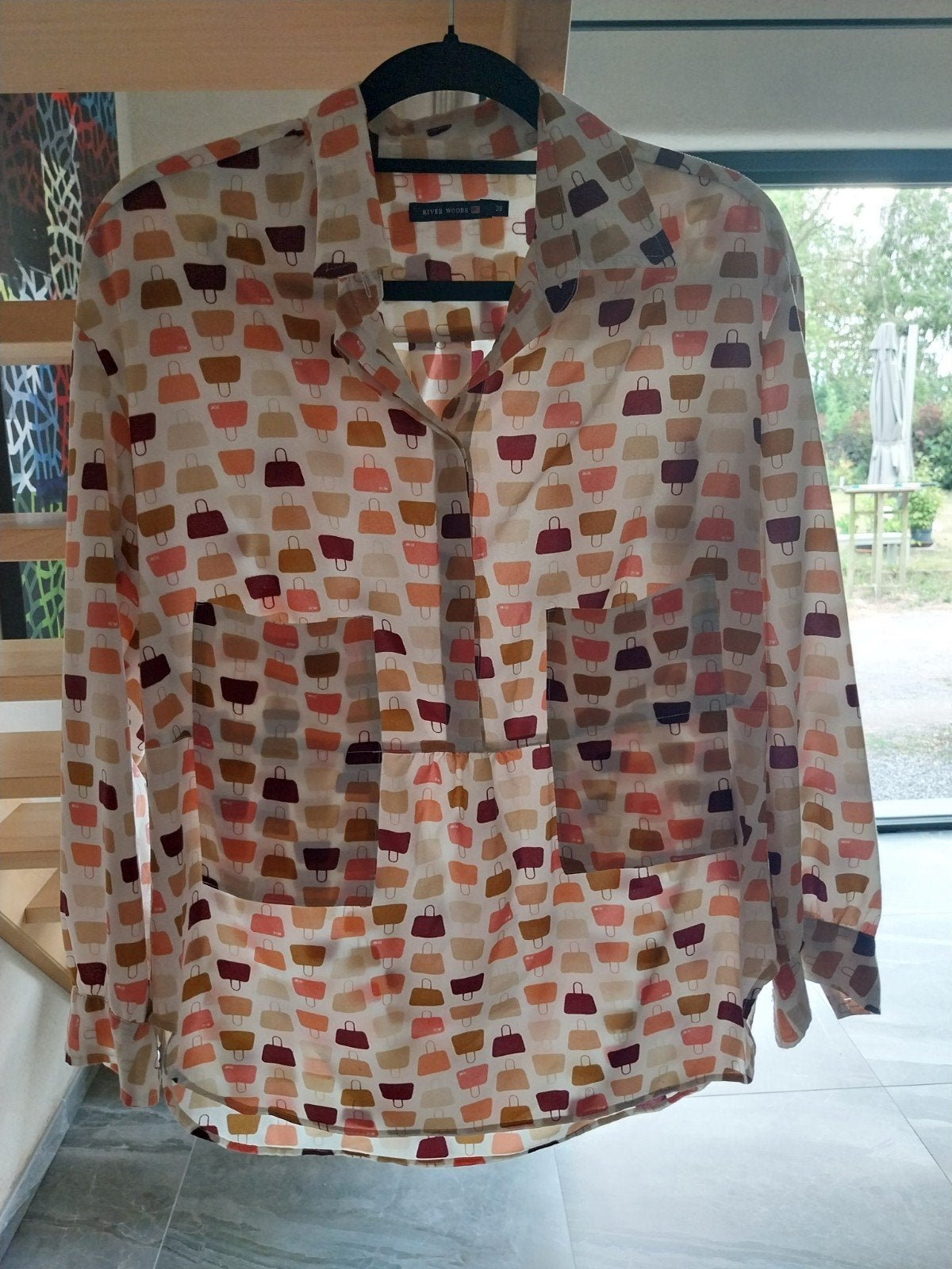 chemisier River Woods taille 38, Vêtements | Femmes, Blouses & Tuniques, Enlèvement ou Envoi, Taille 38/40 (M)