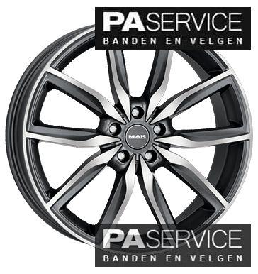 Nw 20 inch Antraciet MAK BMW X3 G01 X4 G02 set inc Pirelli T, Autos : Pièces & Accessoires, Pneus & Jantes, -, 20 pouces, -, Jante(s)