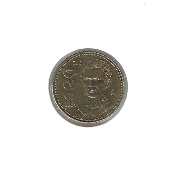 Mexico, 20 Pesos 1989., Timbres & Monnaies, Monnaies | Amérique, Enlèvement ou Envoi, Amérique centrale, Monnaie en vrac