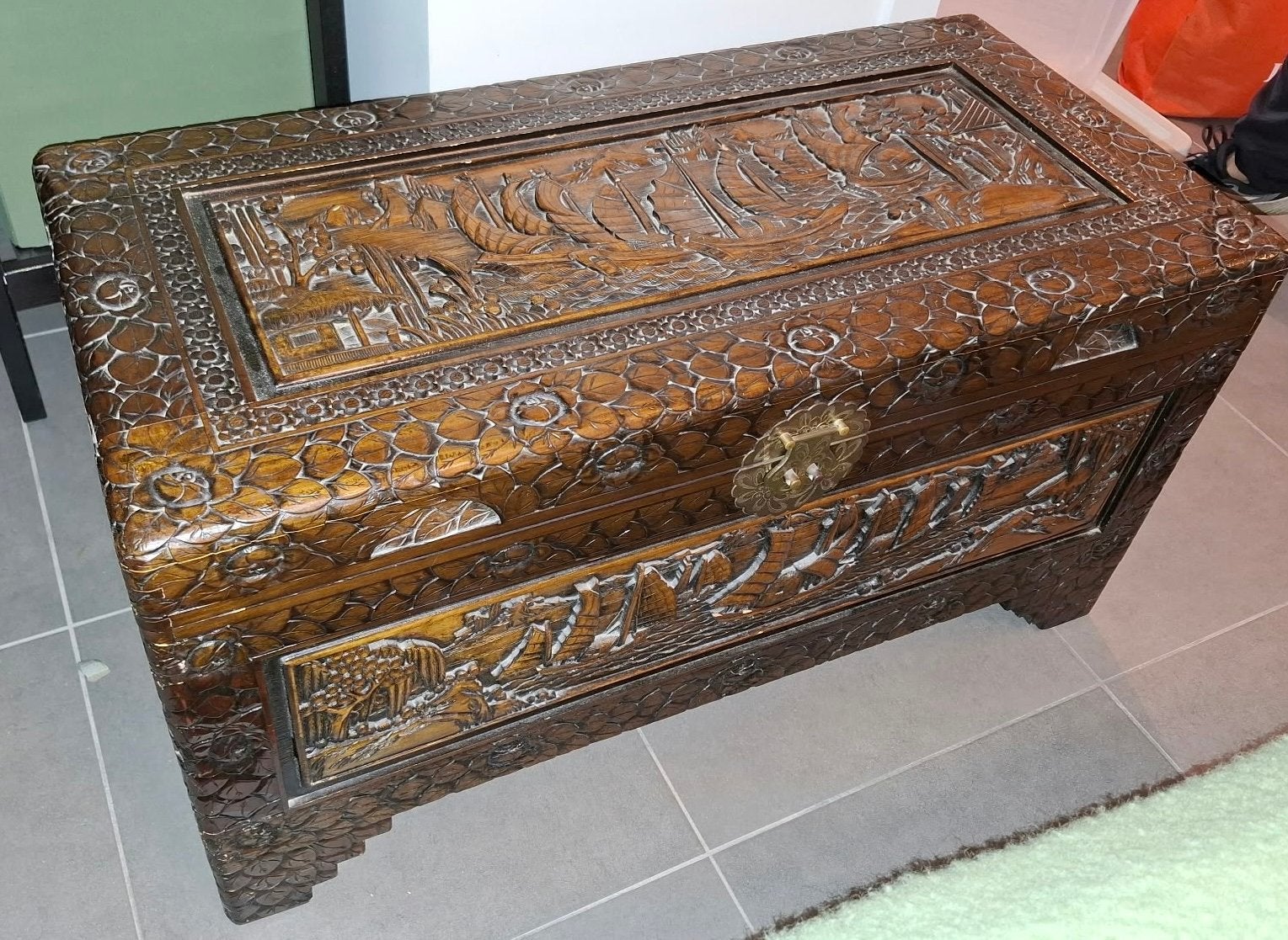 Vintage kist, Huis en Inrichting, Ophalen, Gebruikt