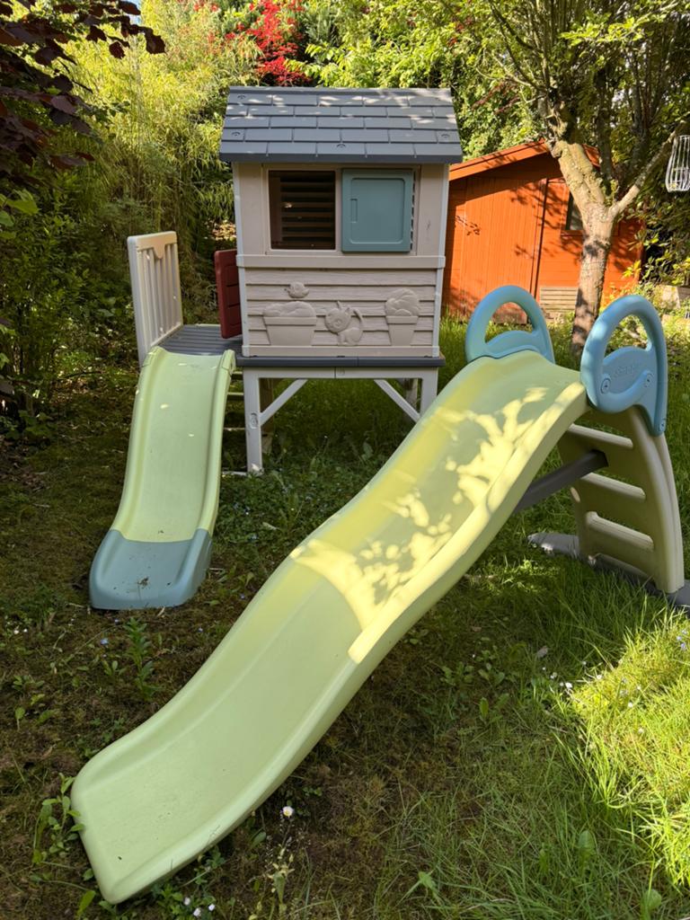Smoby Maison et toboggan, Enfants & Bébés, Enlèvement, Comme neuf, Toboggan