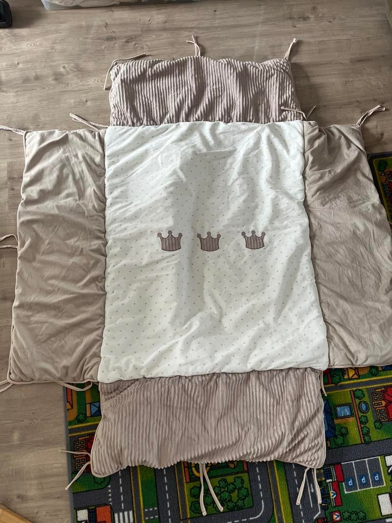 Parkbekleding Nattou, Kinderen en Baby's, Babyparken, Ophalen, Gebruikt, Boxkleed