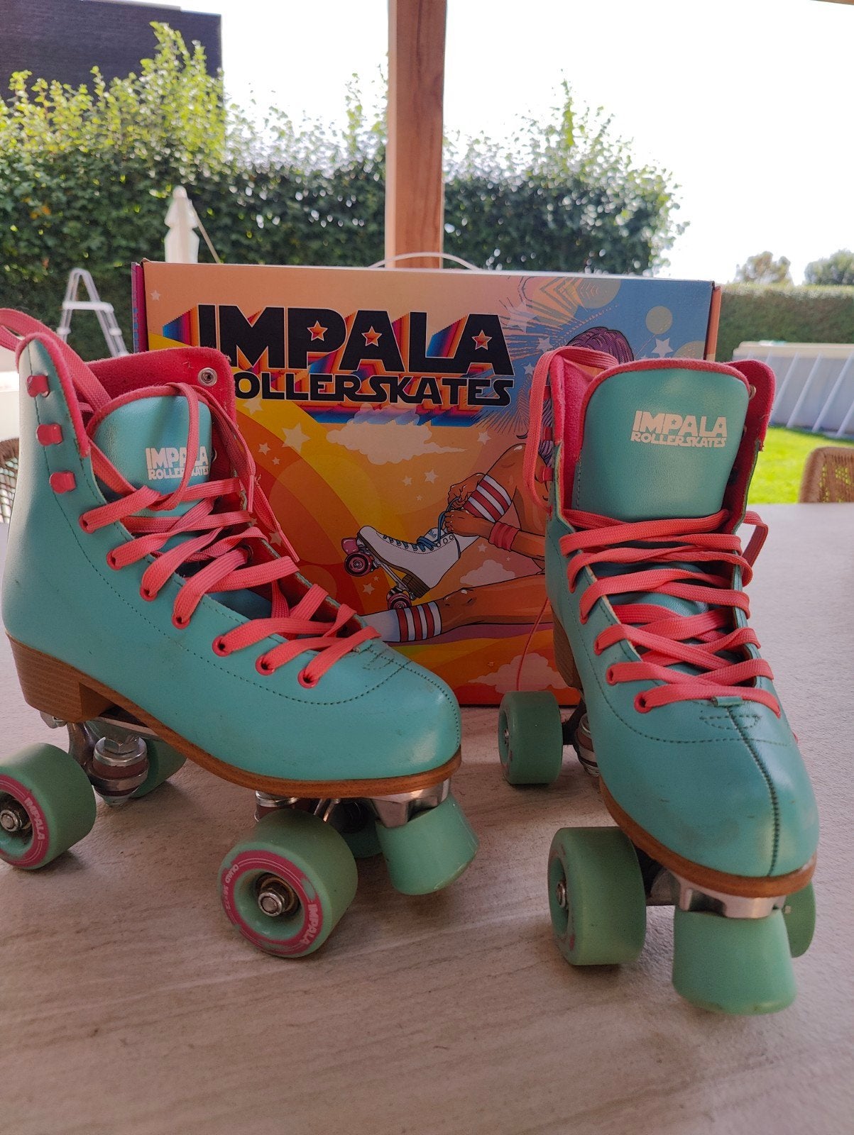 Rollerskates Impala, Ophalen