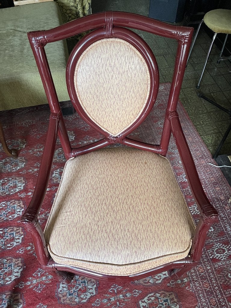 Set unieke vintage bamboo stoelen genre Adler Faux, Antiek en Kunst, Ophalen