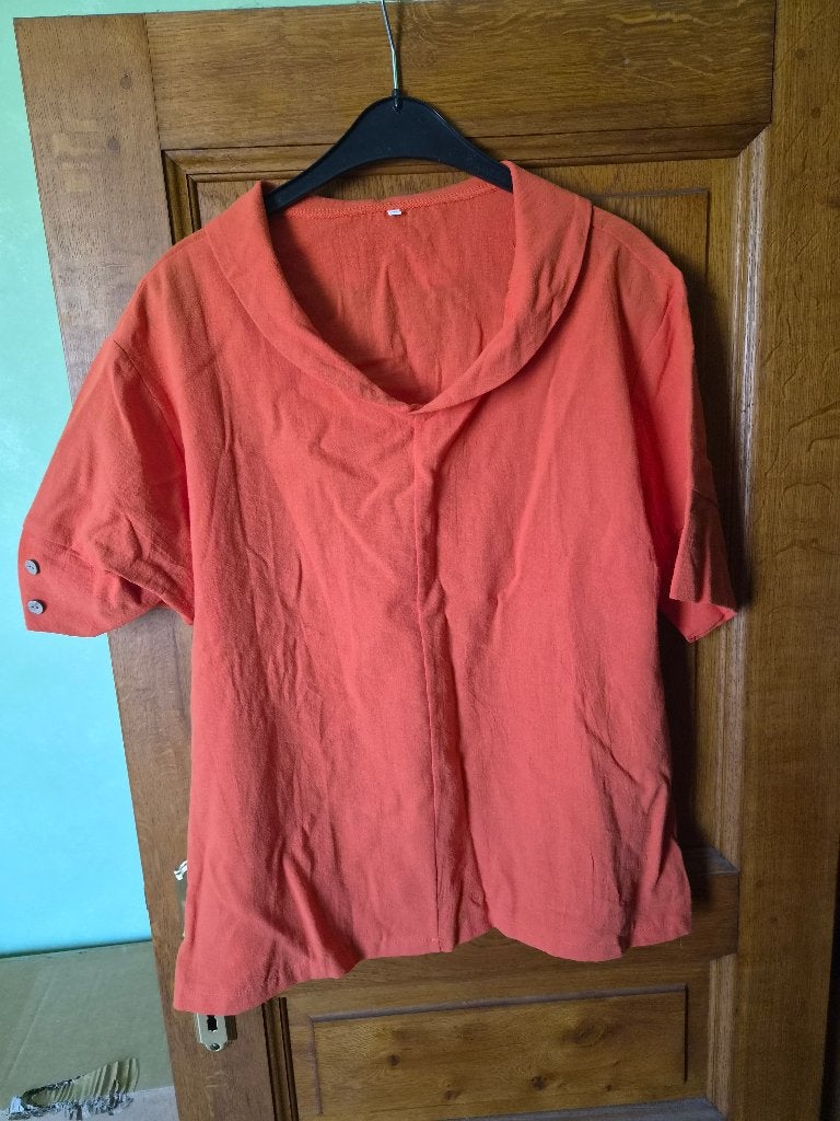 Blouse décontractée, Vêtements | Hommes, Chemises, Enlèvement, Neuf, Orange