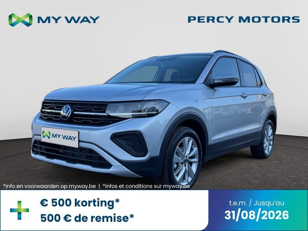 Volkswagen T-Cross T-Cross 1.0 TSI Life Business OPF, Autos, Argent ou Gris, Boîte manuelle, https://public.car-pass.be/vhr/b978c200-7d51-431b-804d-c05763d736ab