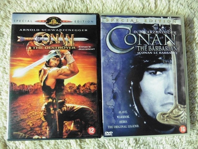Conan the Barbarian + The Destroyer   SCHWARZENEGGER, CD & DVD, DVD | Classiques, Comme neuf, Action et Aventure, À partir de 16 ans