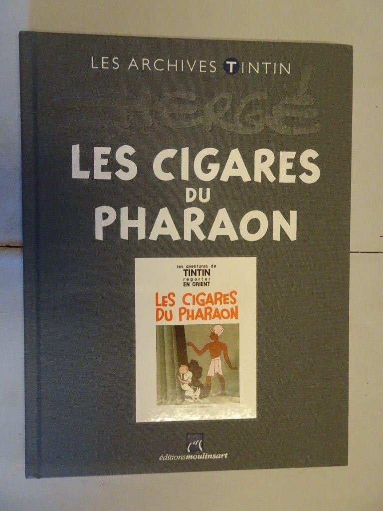 Les Archives Tintin en Noir & Blanc - Cigares du Pharaon, Collections, Personnages de BD, Utilisé, Livre ou Jeu, Tintin, Enlèvement ou Envoi