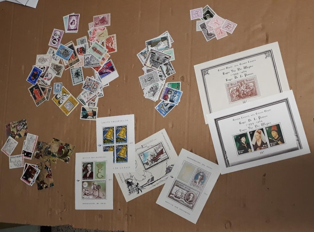 Postzegels België 1952, 1964, 1967-1969, Postzegels en Munten, Postzegels | Europa | België, Ophalen of Verzenden, Niet gestempeld