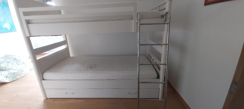 GAUTIER stapelbed, Huis en Inrichting, Slaapkamer | Stapelbedden en Hoogslapers, Gebruikt, Stapelbed, 90 cm, 190 cm of minder