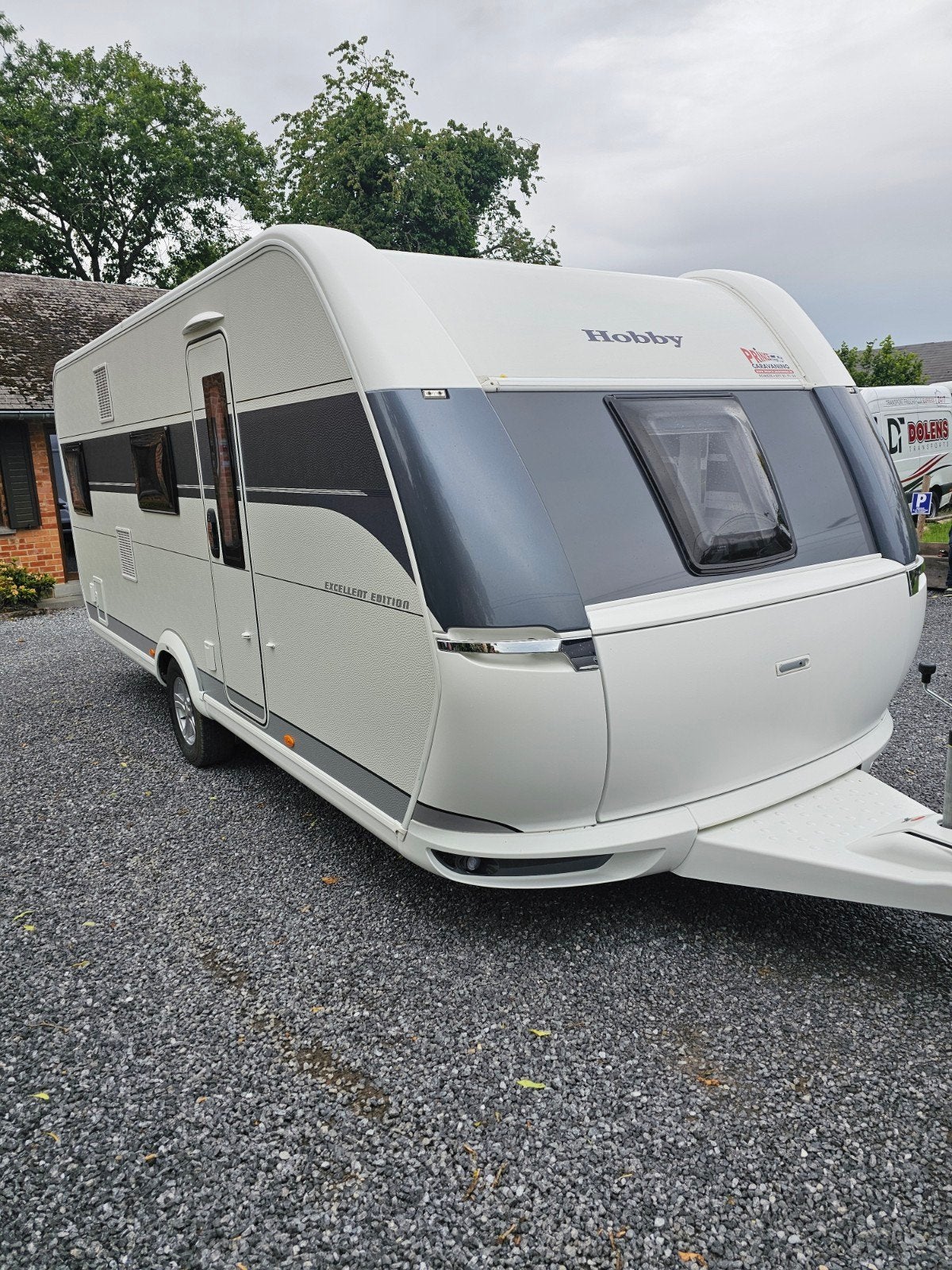Caravane Hobby 545 KMF Excellent Edition, Caravans en Kamperen, Hobby, Particulier, Frans bed, Koelkast