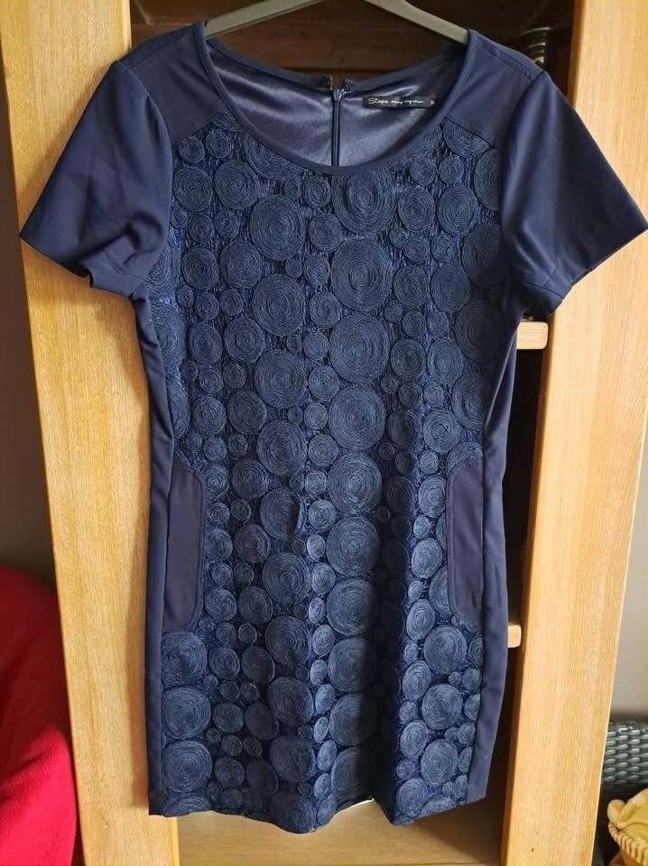 Steps, jurk met cirkelpatroon, M, Vêtements | Femmes, Robes, Taille 38/40 (M), Enlèvement ou Envoi, Au-dessus du genou, Comme neuf