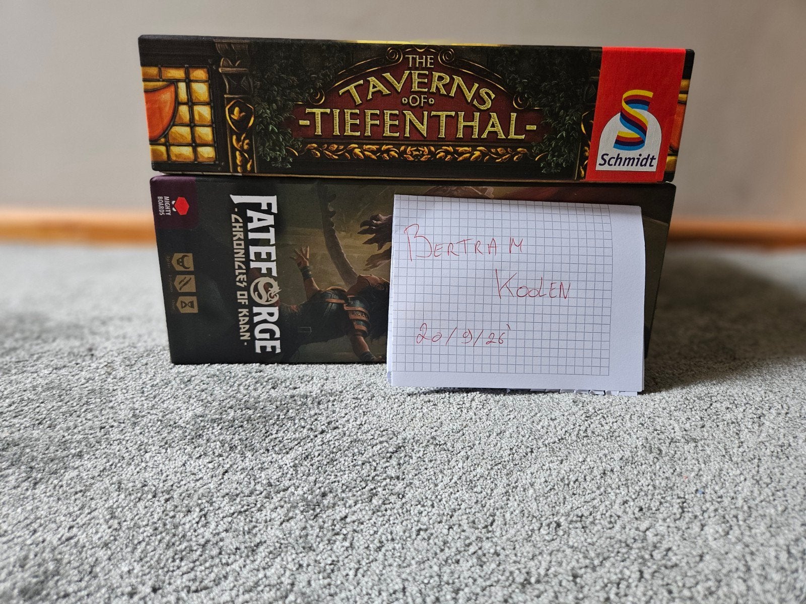 Fateforge en Taverns of tiefenthal, Ophalen of Verzenden