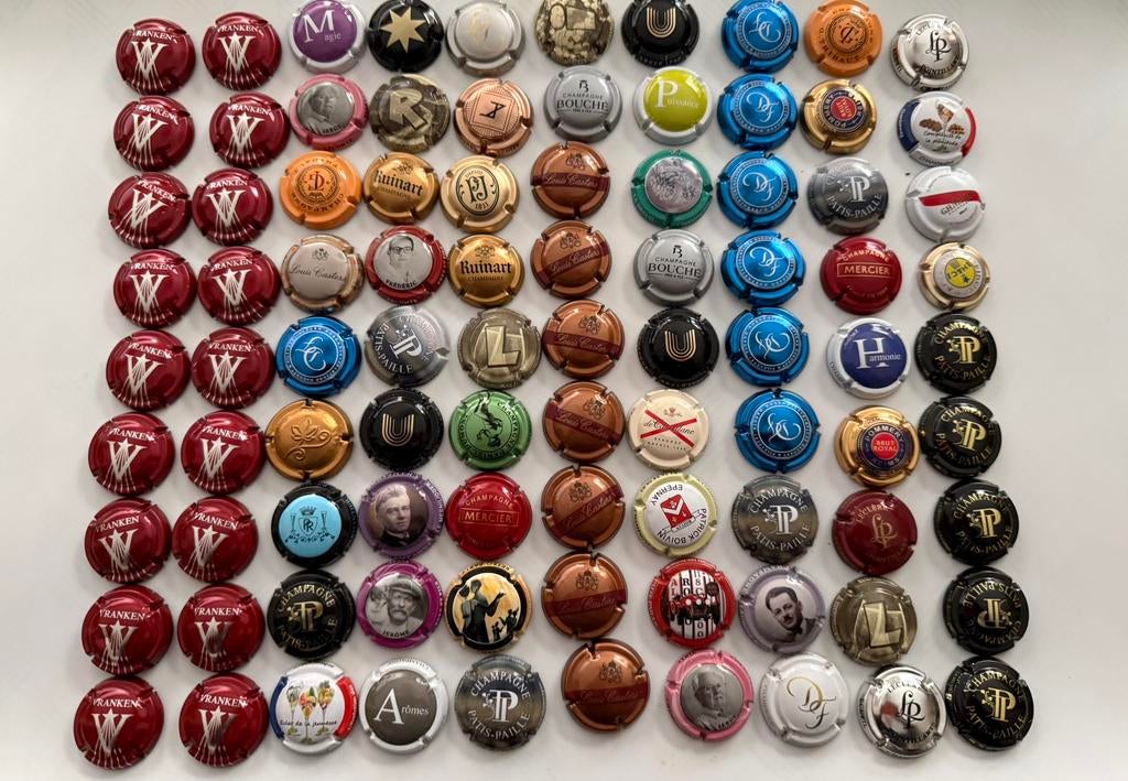 Champagne capsules 109 stuks, Verzamelen, Ophalen of Verzenden