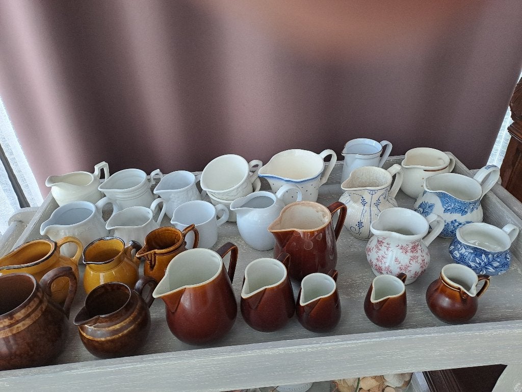 lot melkkannetjes, Ophalen, Gebruikt