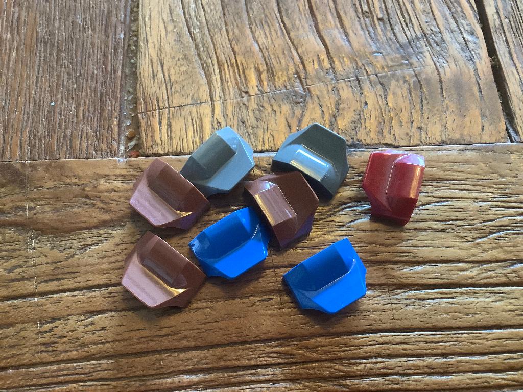 Lego Slope, Curved 1 x 2 x 2/3 Wing End 8 stuks / 552-7, Kinderen en Baby's, Speelgoed | Duplo en Lego, Ophalen of Verzenden, Gebruikt