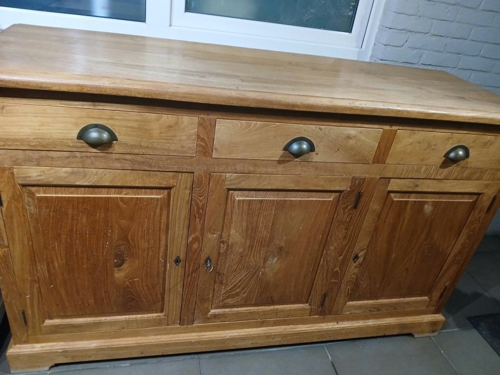 Dressoir teak, Huis en Inrichting, Ophalen, Gebruikt, 100 tot 150 cm, Teakhout