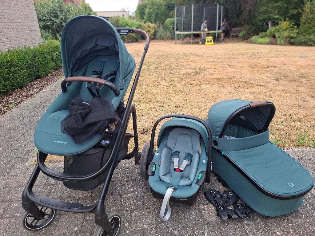 Maxi cosi 3 in 1 set kinderwagen, Avec siège auto, Enlèvement, Utilisé, Poussette