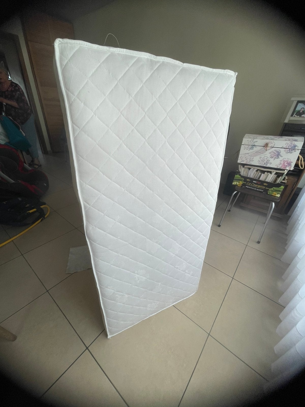 Matelas bébé 120x60 - Très bon état - Comme neuf, Enlèvement, Comme neuf, Matelas