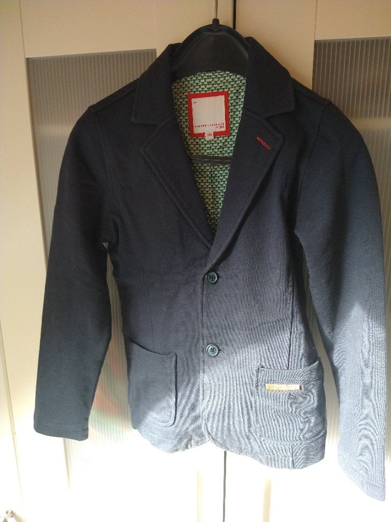 Marineblauwe blazer Hampton Bays Kids for JBC, Ophalen, Trui of Vest, Zo goed als nieuw, Hampton Bays for JBC