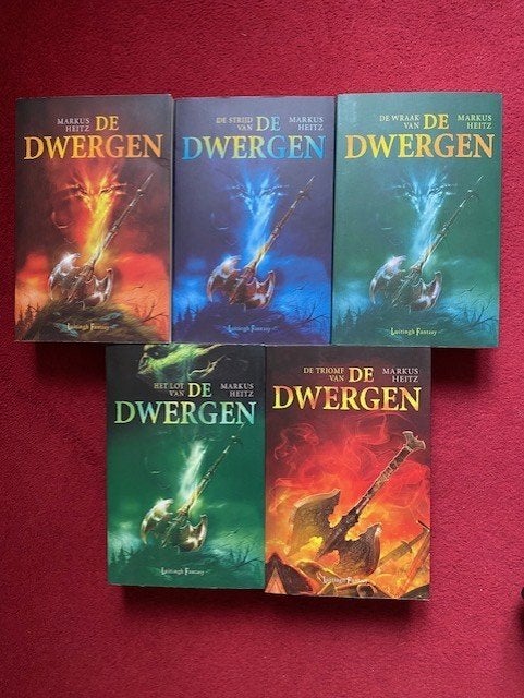 MARKUS HEITZ DE DWERGEN IN GOEDE STAAT,MOOIE GROTE PAPERBACK, Ophalen of Verzenden