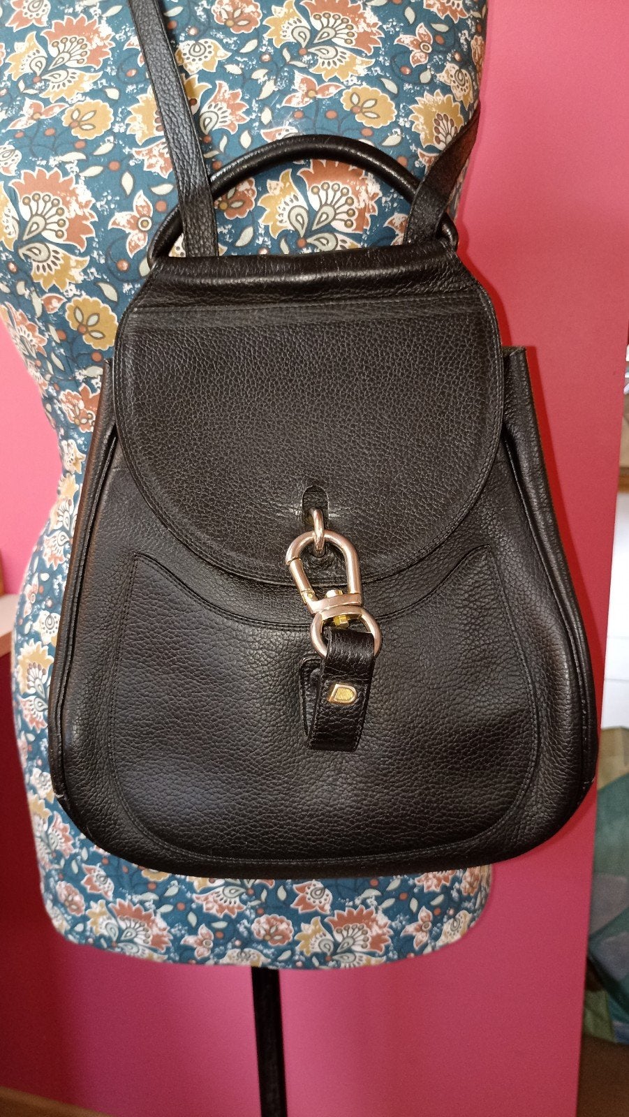 Sac Duchâteau en cuir noir, Enlèvement ou Envoi, Comme neuf, Noir, Sac à main