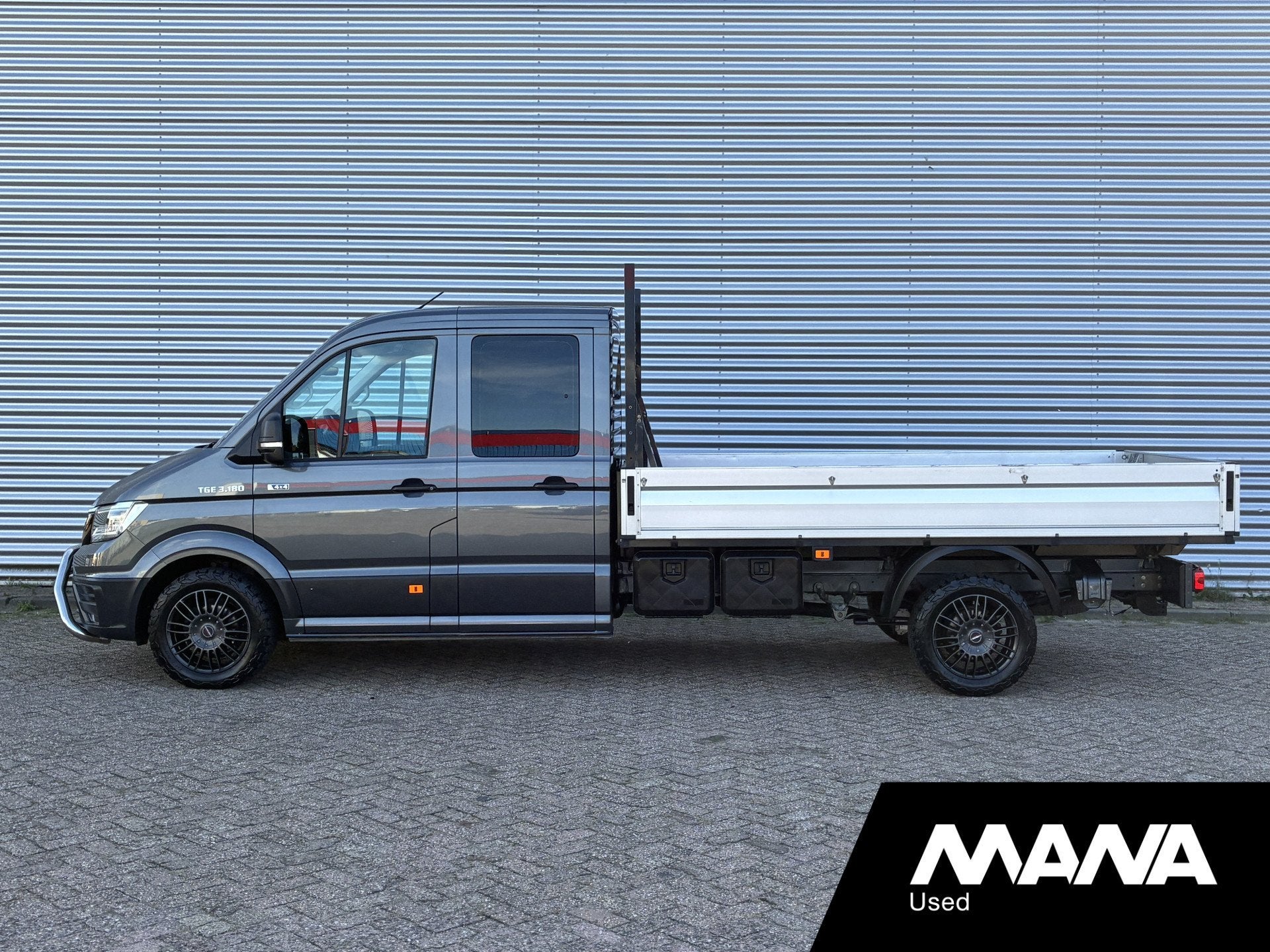 MAN TGE 35 2.0 3.180 L4 4x4 DC Open Laadbak LED Automaat Air, Autos, 177 ch, Achat, 4 portes, Entreprise