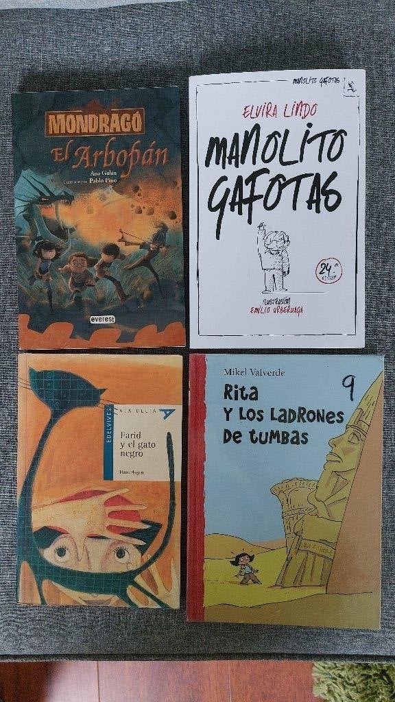 4 kinder leesboeken in het spaans, Livres, Enlèvement ou Envoi, Comme neuf, Fiction