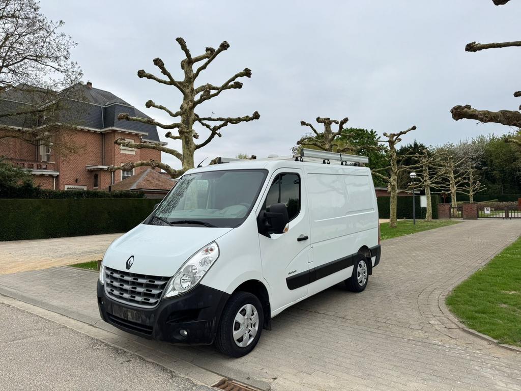 Renault Master 2.3 DCi L1H1 2014 Airco - 99.000 km, Auto's, Euro 5, Stof, Zwart, Renault