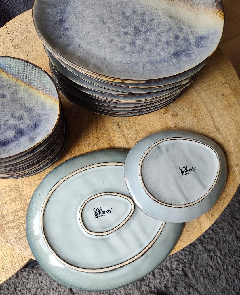 Borden set Cosy trendy, Ophalen, Overige merken, Keramiek, Zo goed als nieuw