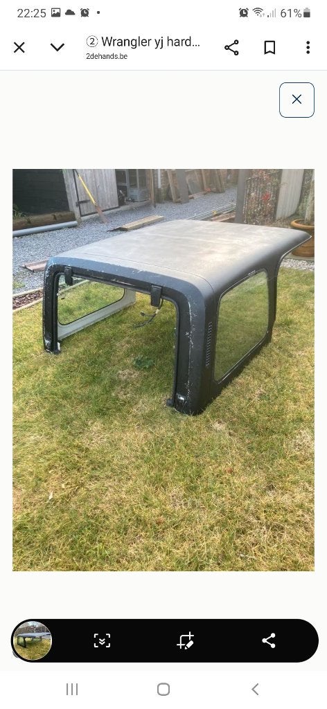 Hardtop wrangler yj, Particulier, Achat, Wrangler