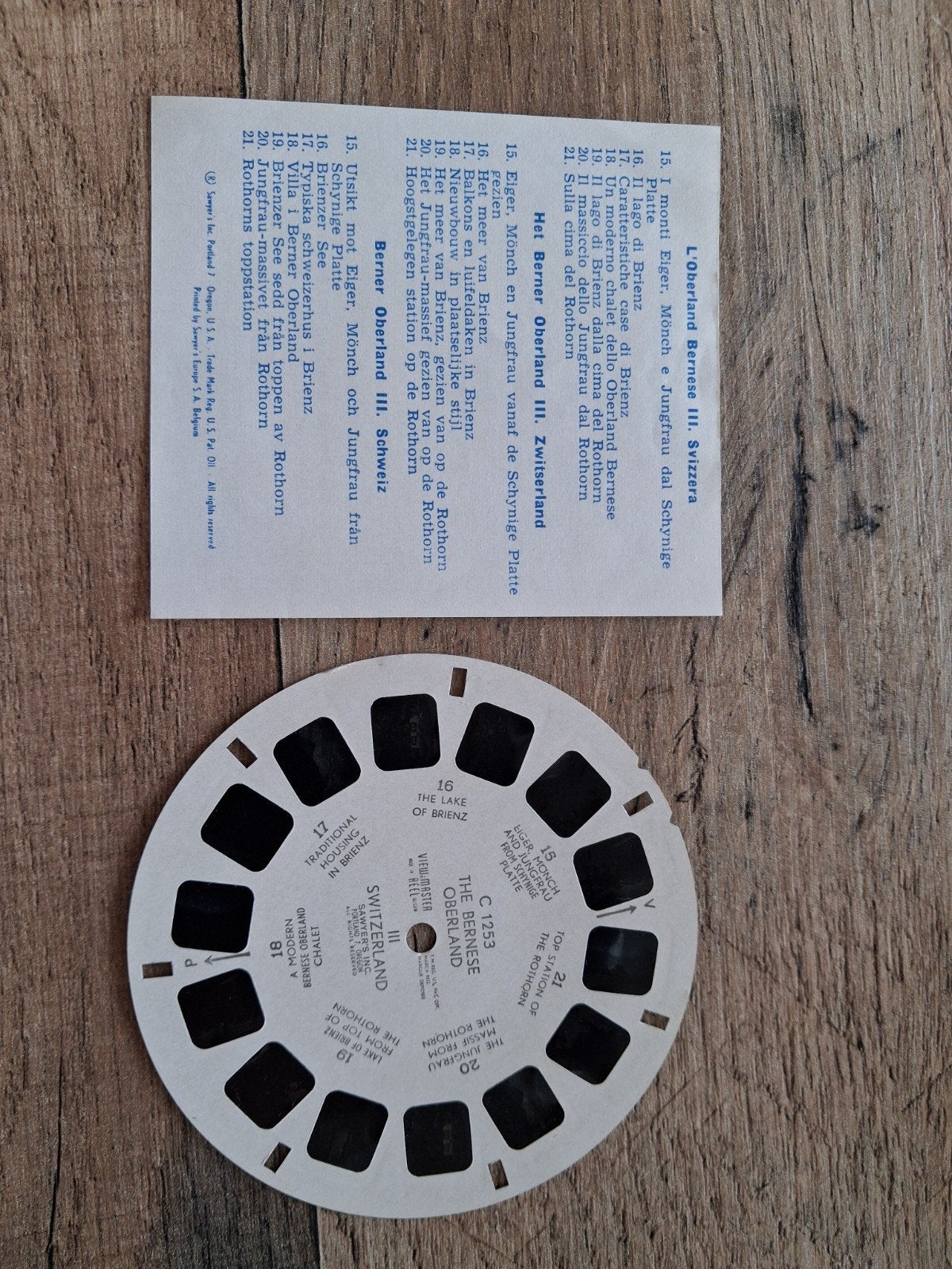 view-master : switzerland 1253, Verzamelen, Verzenden