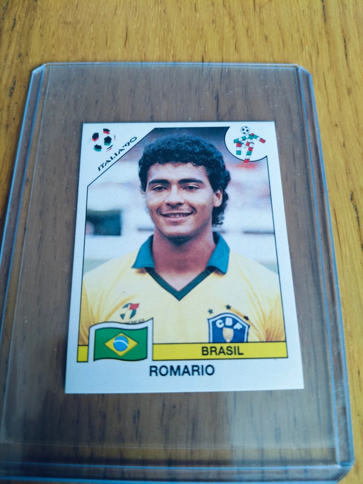 Panini sticker Romario Brazilië WK Italië 90, Hobby en Vrije tijd, Stickers en Plaatjes, Ophalen of Verzenden, Sticker