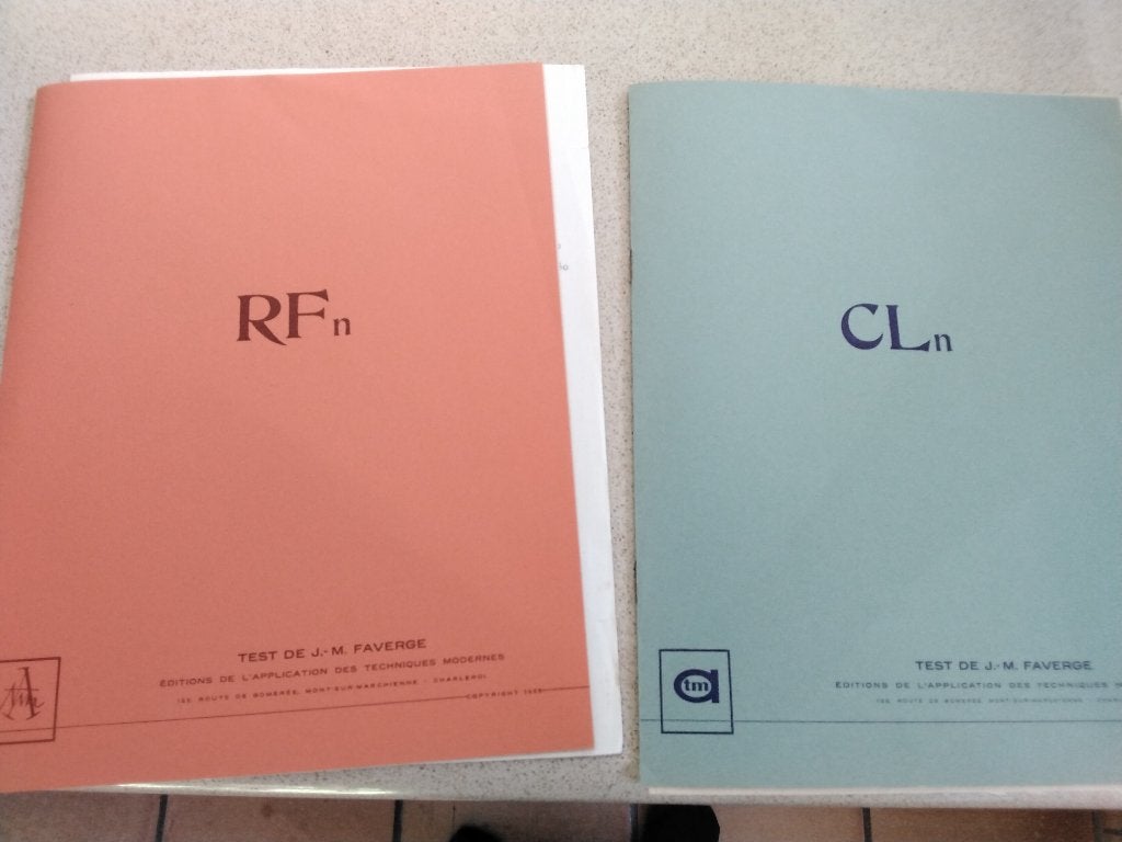 Oude Test ruimtelijk zicht en lengteschatting   1955, Antiek en Kunst, Ophalen
