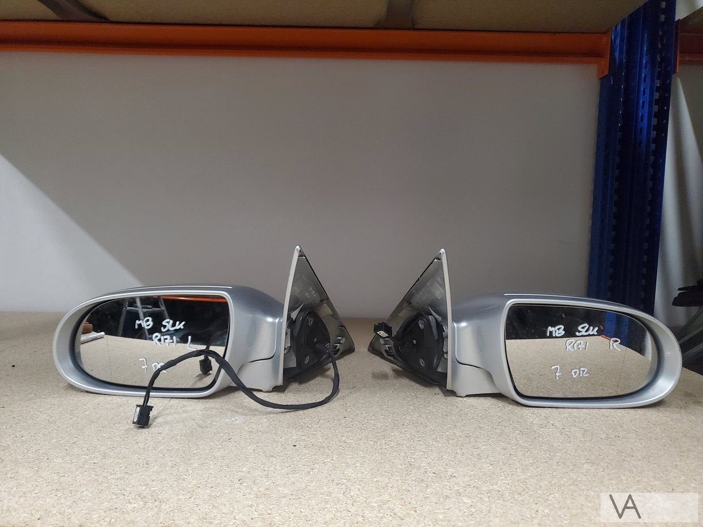 Mercedes SLK R171 2004 tot 2009 spiegel rechts zilver €125, Utilisé, -, -, Enlèvement ou Envoi