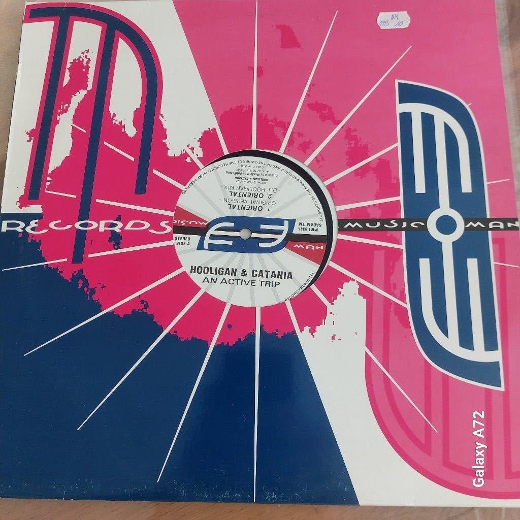 hooligan & catania an active trip 12 inch maxi, Trance, Ophalen of Verzenden, Zo goed als nieuw, 12 inch