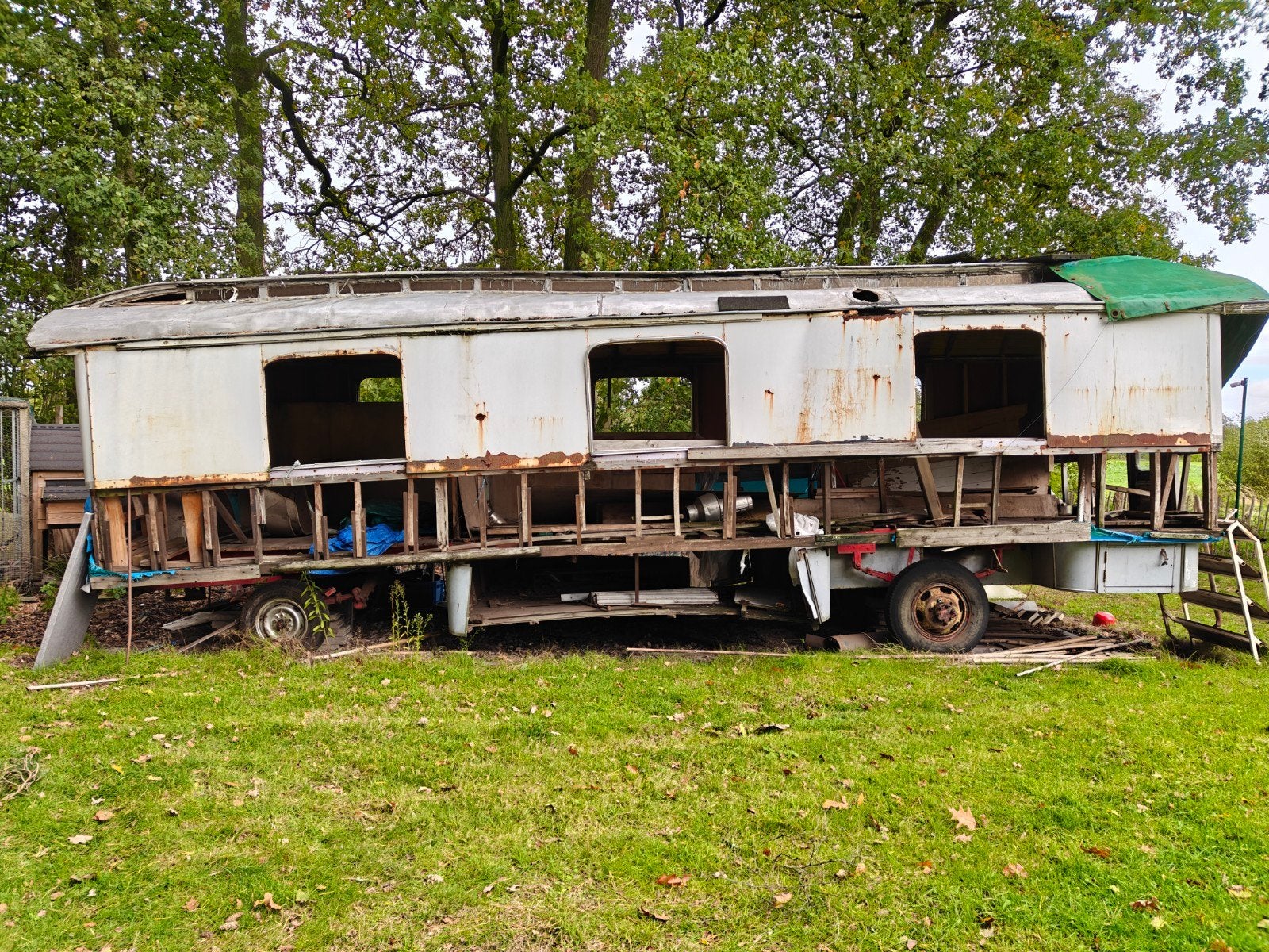 Pipo wagen, circus woonwagen. Buggenhoutopknappers, Caravanes & Camping