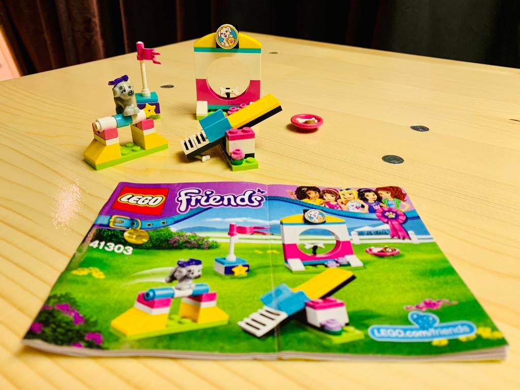 Lego Friends - puppy speeltuin - 41303, Kinderen en Baby's, Speelgoed | Duplo en Lego, Ophalen, Gebruikt, Friends, Compleet