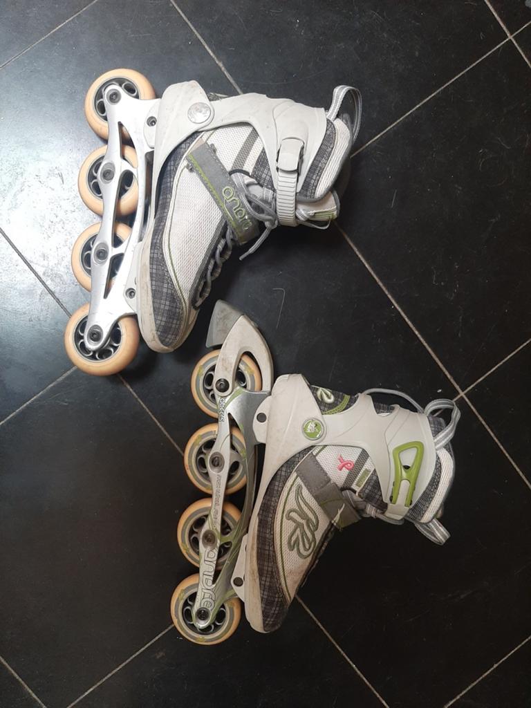 Skates 80mm K2, K2, Gebruikt, Ophalen of Verzenden, Inline skates 4 wielen