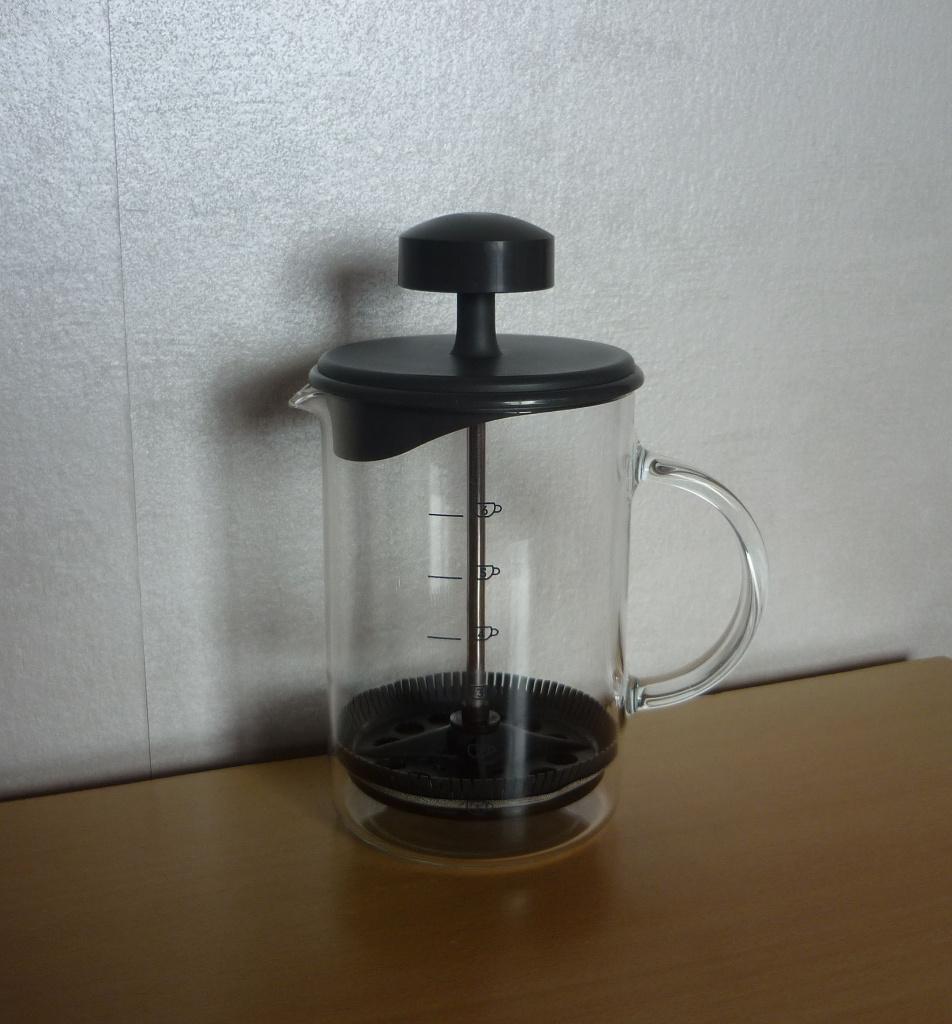 Glazen grijze koffiemaker cafetiere koffiekan, Enlèvement ou Envoi