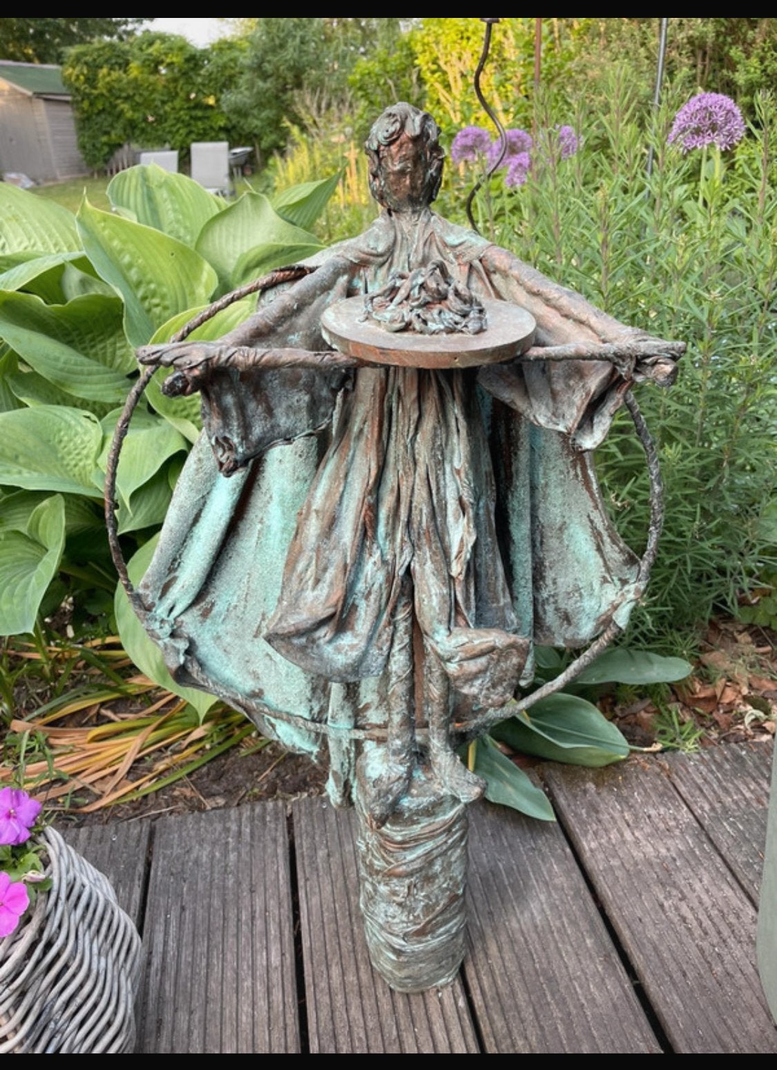 Mooi tuinbeeld, Tuin en Terras, Tuinbeelden, Ophalen, Zo goed als nieuw, Metaal