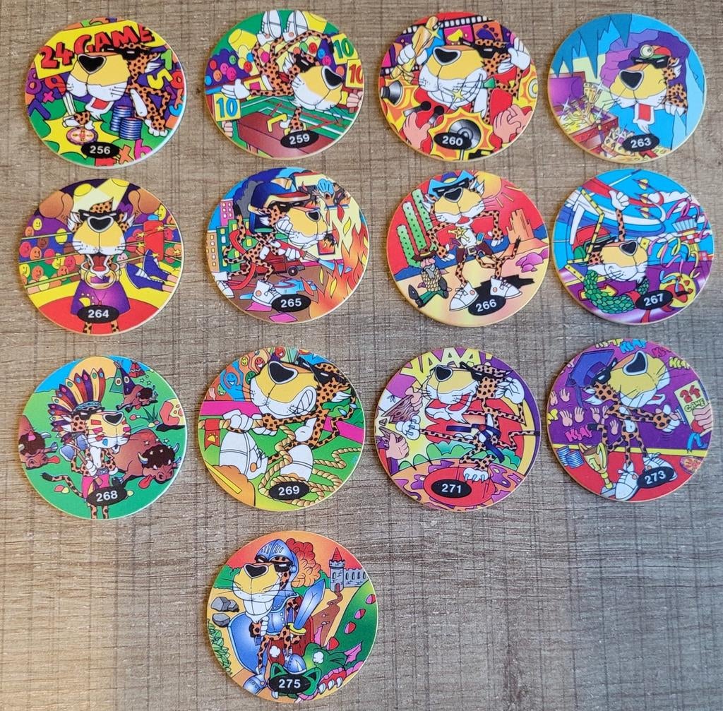 Cheetos: 13 flippo's, Ophalen of Verzenden, Cheetos 24 Game, Losse flippo's