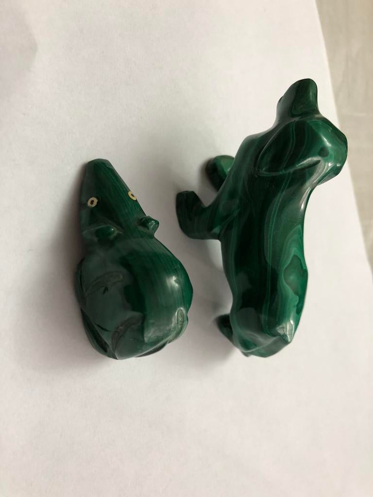 Souris et chien en malachite, Enlèvement ou Envoi, Minéral
